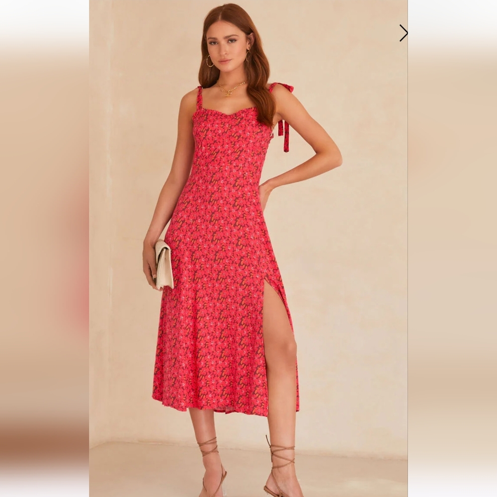 Vici Floral Midi Dress